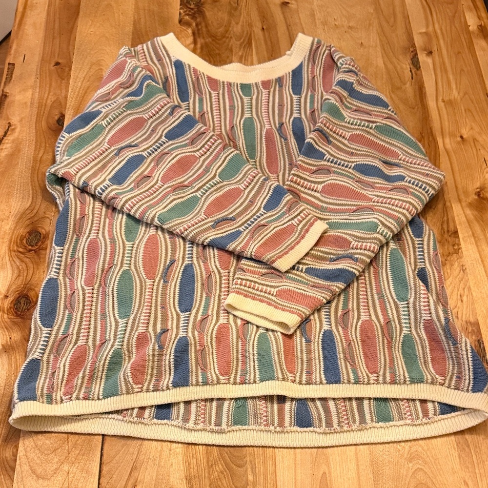 Roaman's Multicolor Knit Sweater